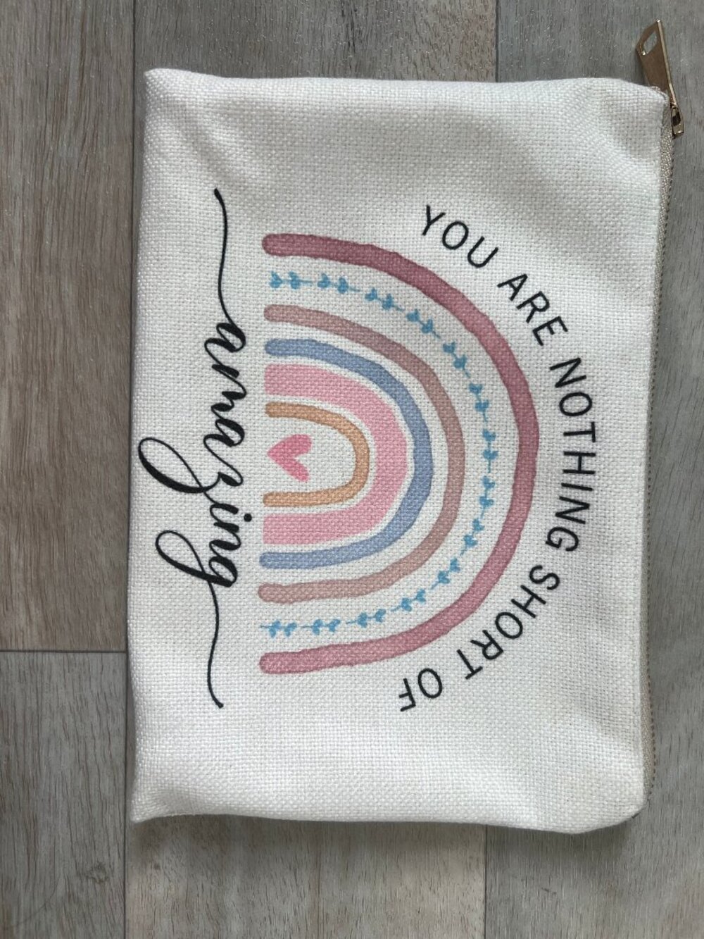 Zippered Canvas Pouch